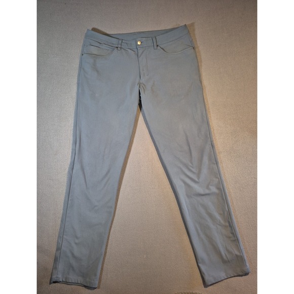 Lululemon Pants Mens 36x32 Blue ABC Warpstreme Stretch Golf Casual Comfort - Picture 1 of 8